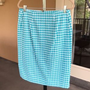🛍NWT Talbots Houndstooth Skirt, Size 12